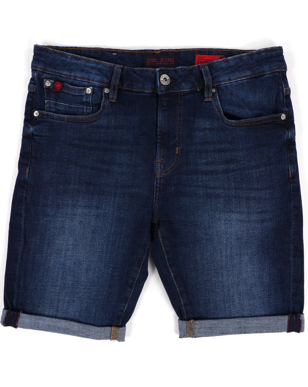 80s Casual Classics Texas Denim Shorts Dark Blue