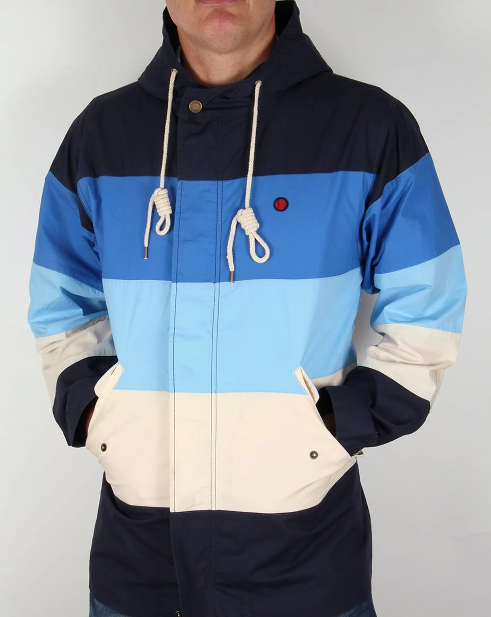 80s Casuals Nice MK II Yachting Jacket Blue