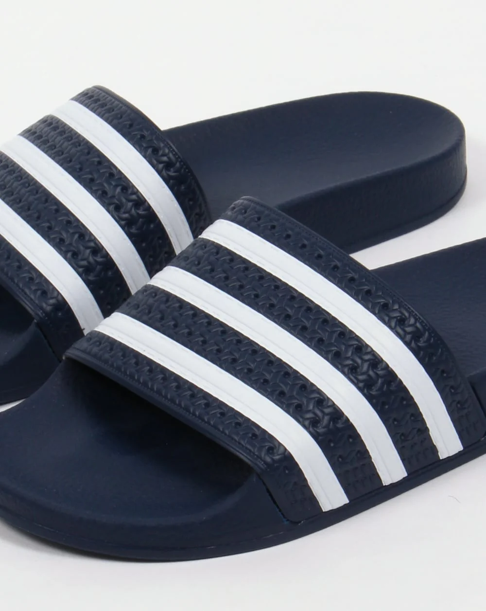 Adidas Adilette Sliders Navy/White - Image 3