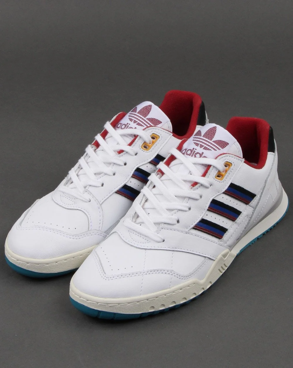 Adidas AR Trainer White/Burgundy/Navy - Image 3