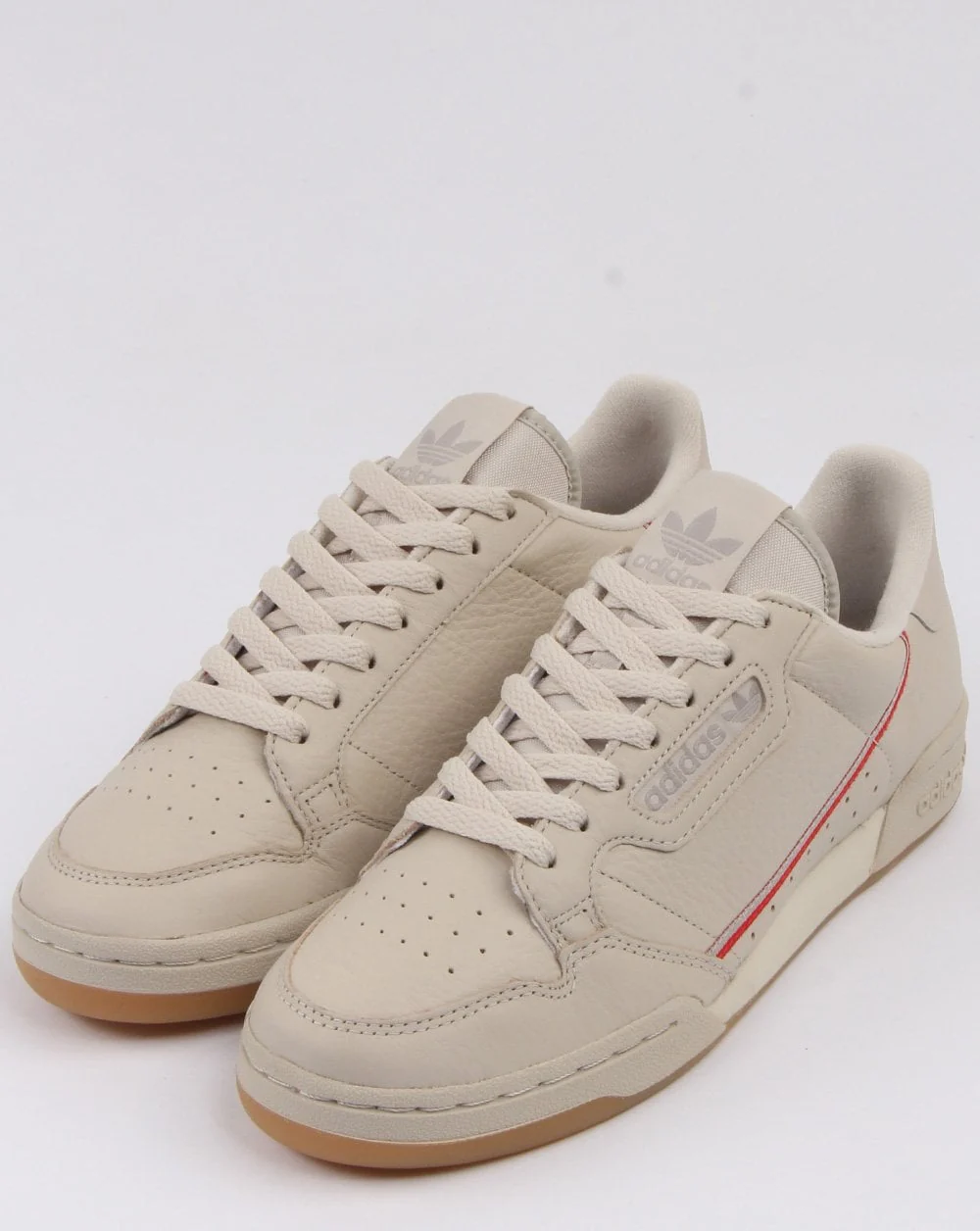 Adidas Continental 80 Trainers Clear Brown/scarlet - Image 3