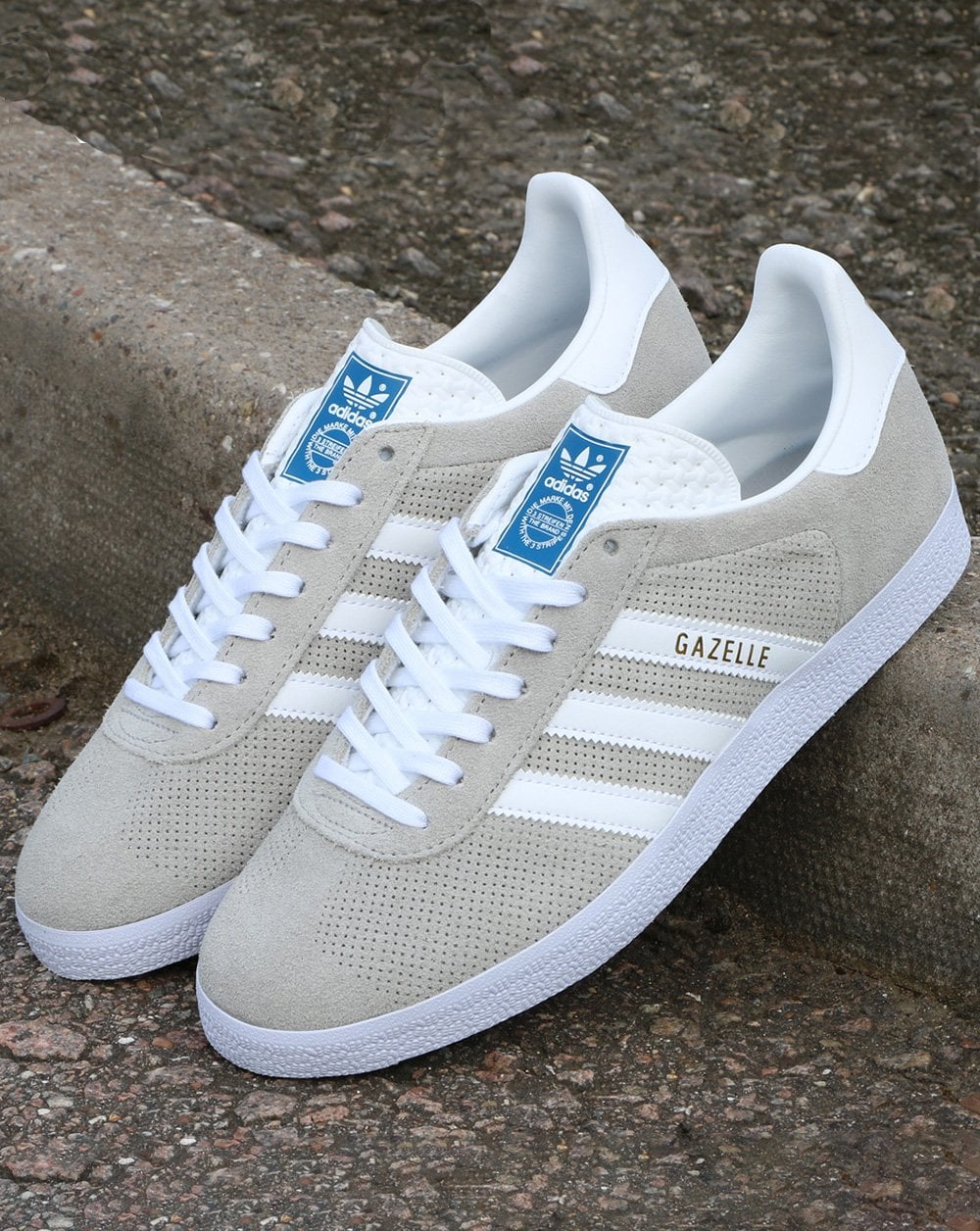 Adidas Gazelle Trainers Grey/white
