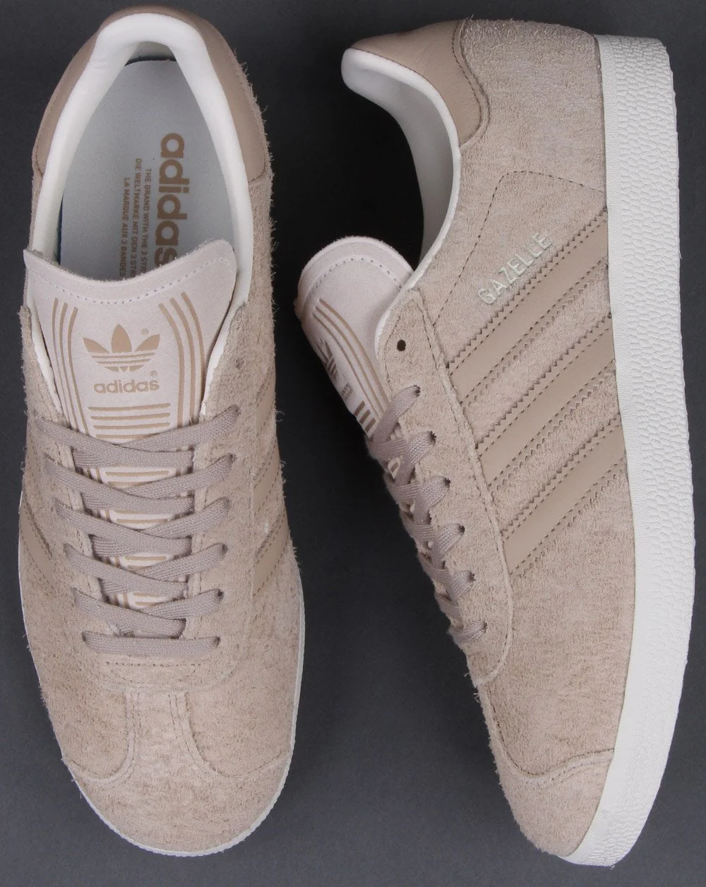 Adidas Gazelle Trainers Nude - Image 2