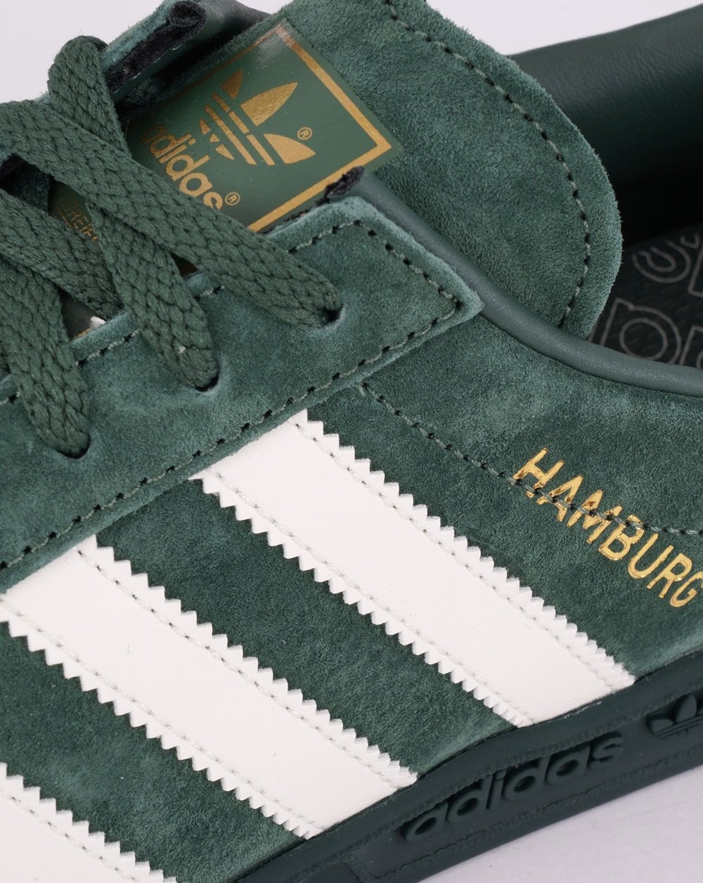 Adidas Hamburg Trainers Green Oxide - Image 2