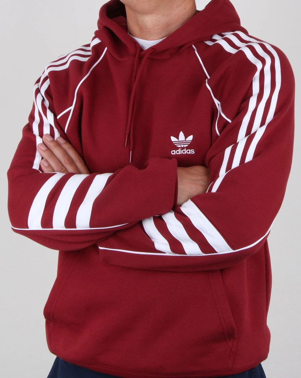 Adidas Originals Authentics Hoody Maroon - Image 3