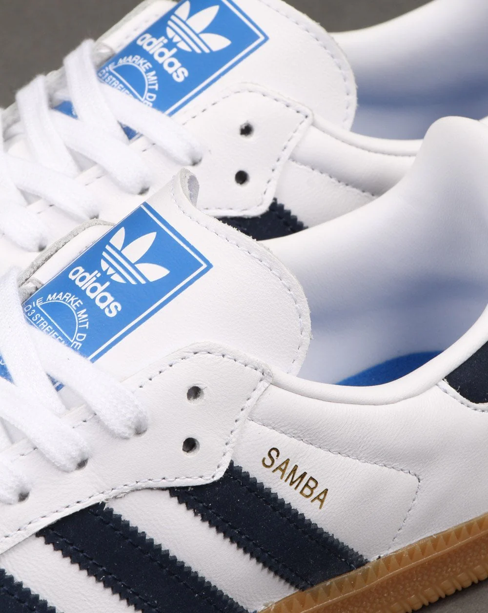 Adidas Samba Og Trainers White/Navy - Image 4