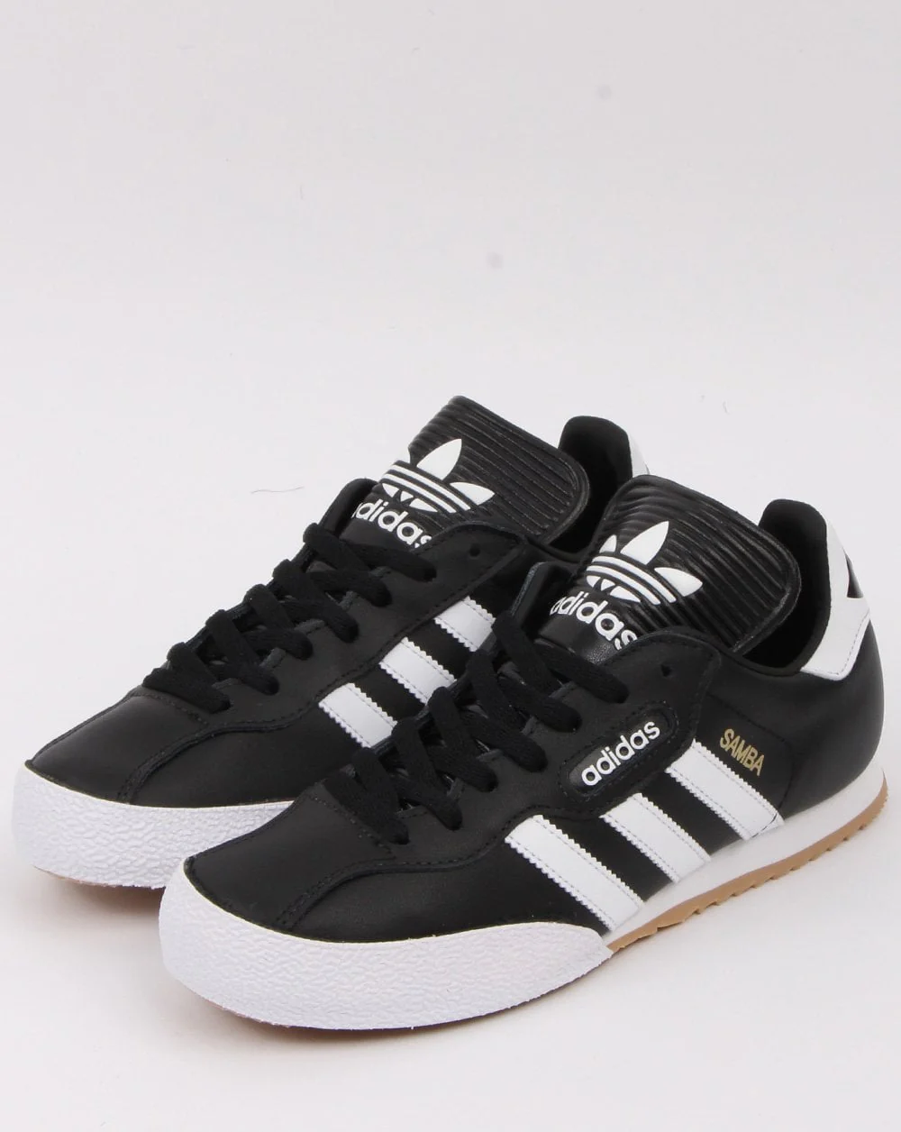 Adidas Samba Super Trainers Black/White - Image 3