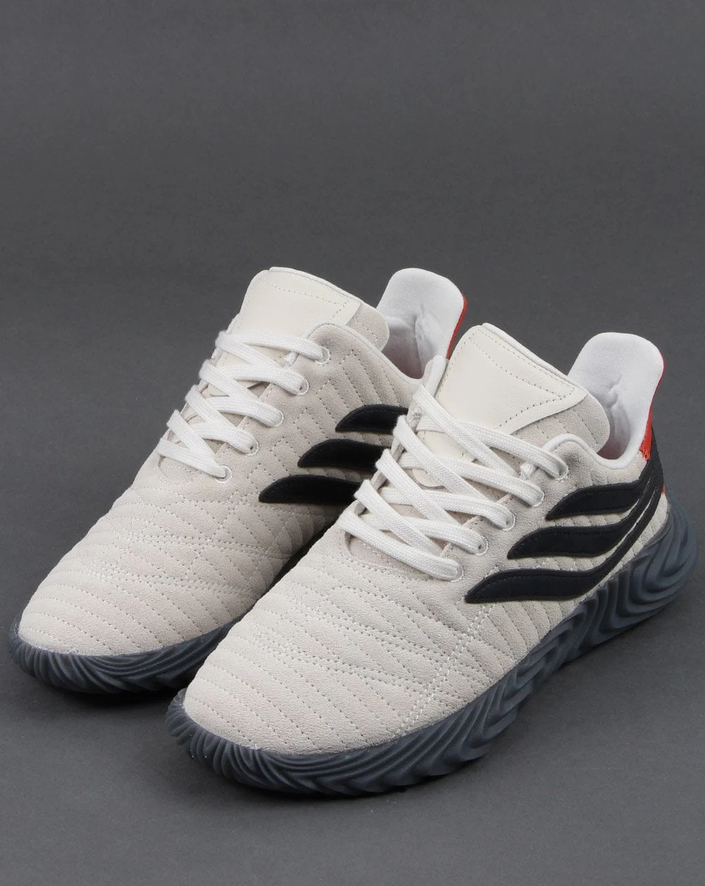 Adidas Sobakov Trainers Off White/black - Image 3