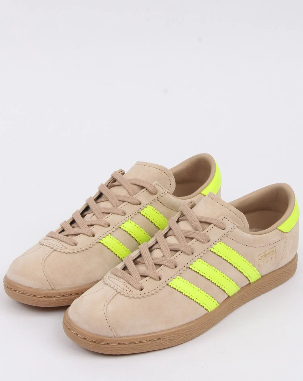 Adidas Stadt Trainers Sand/Yellow - Image 4