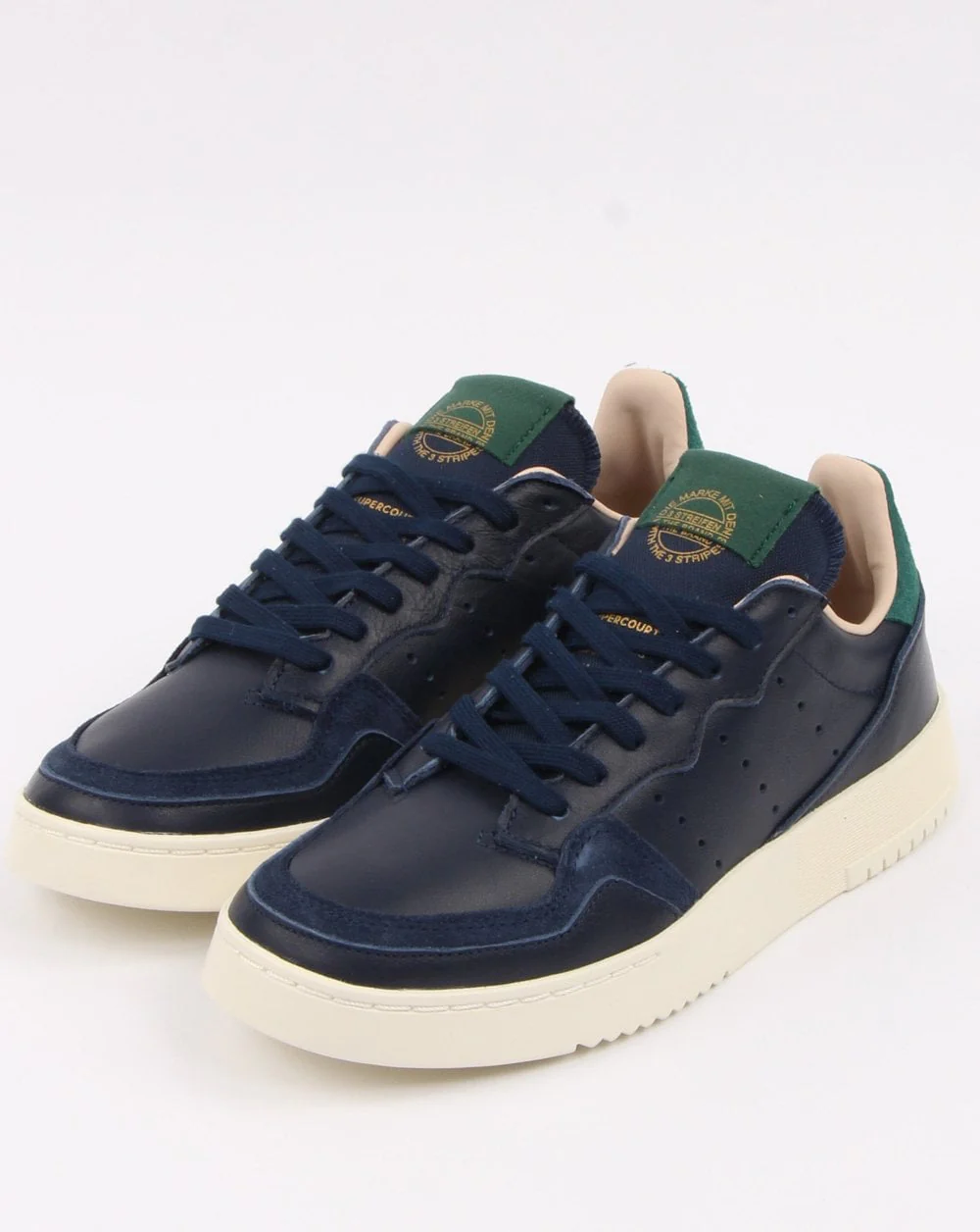 Adidas Supercourt Trainers Navy - Image 3