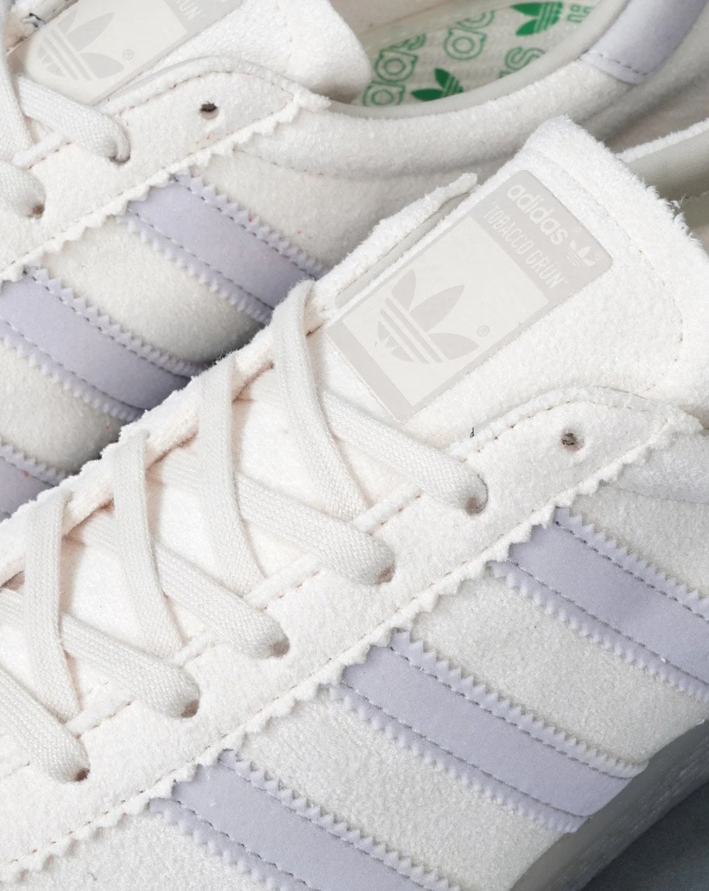 Adidas Tobacco Trainers Cream - Image 4