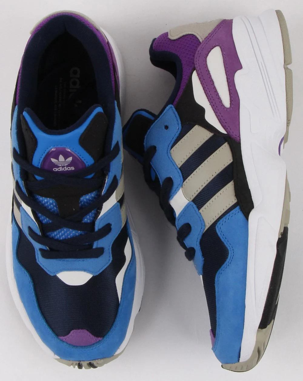 Adidas Yung-96 Trainers Navy/Sesame/True Blue - Image 2