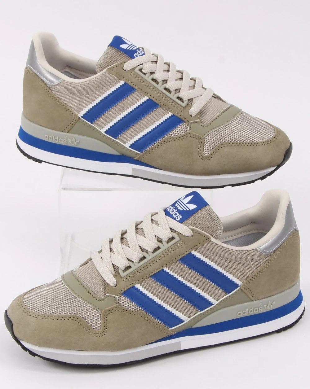 Adidas Zx 500 Trainers Grey/Royal Blue