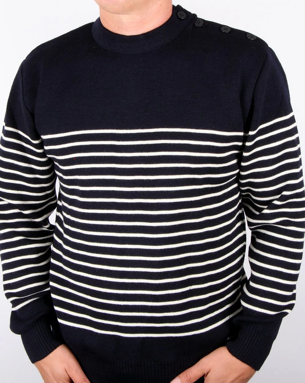 Armor-lux Dumet Striped Sailor Jumper Rich Navy/nature