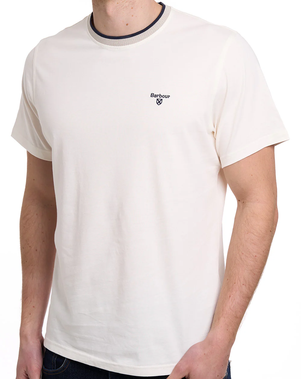 Barbour Cornsay Tailored T Shirt Whisper White - Image 2