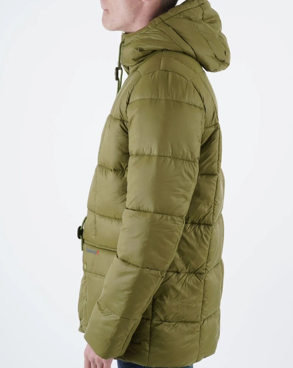 Barbour Fell Baffle Quilted Jacket North Green - Image 3