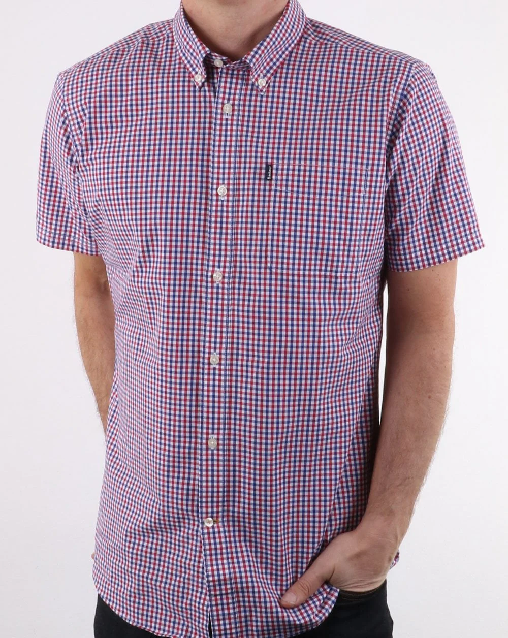 Barbour Gingham Short Sleeve Multi Check Shirt
