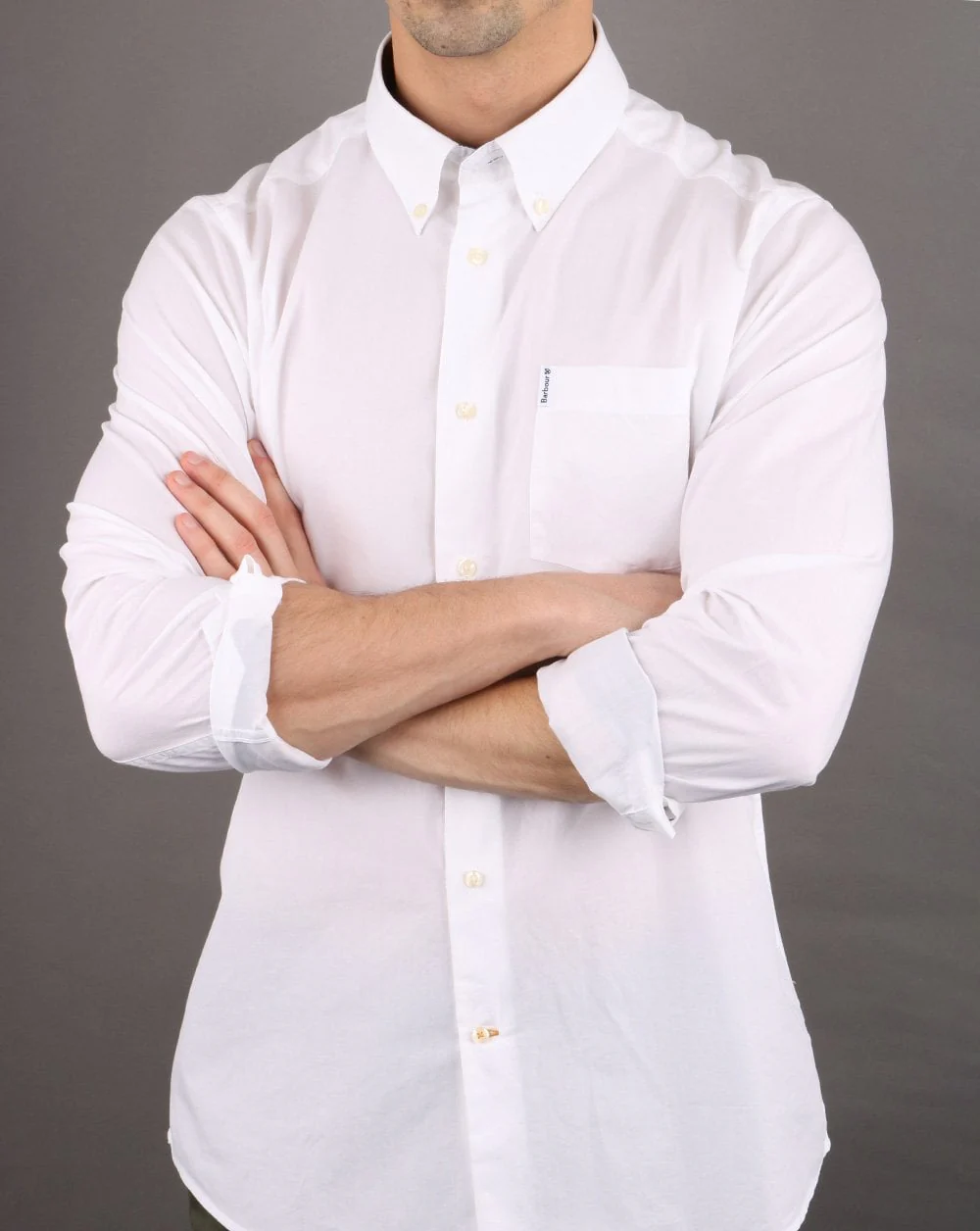Barbour Headshaw Shirt White - Image 5