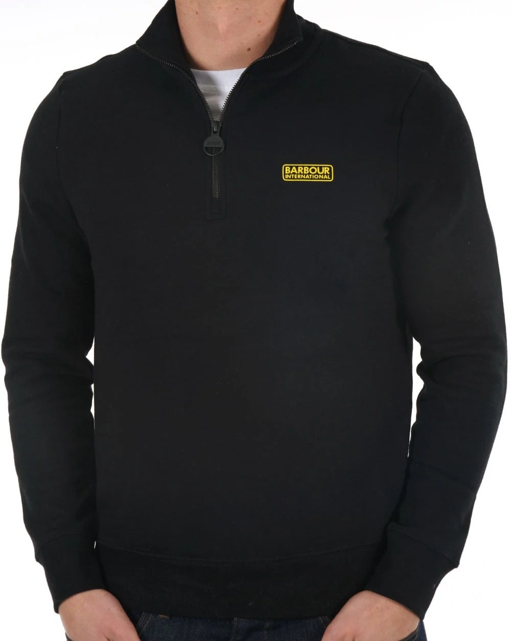 Barbour International Half Zip Sweatshirt Black
