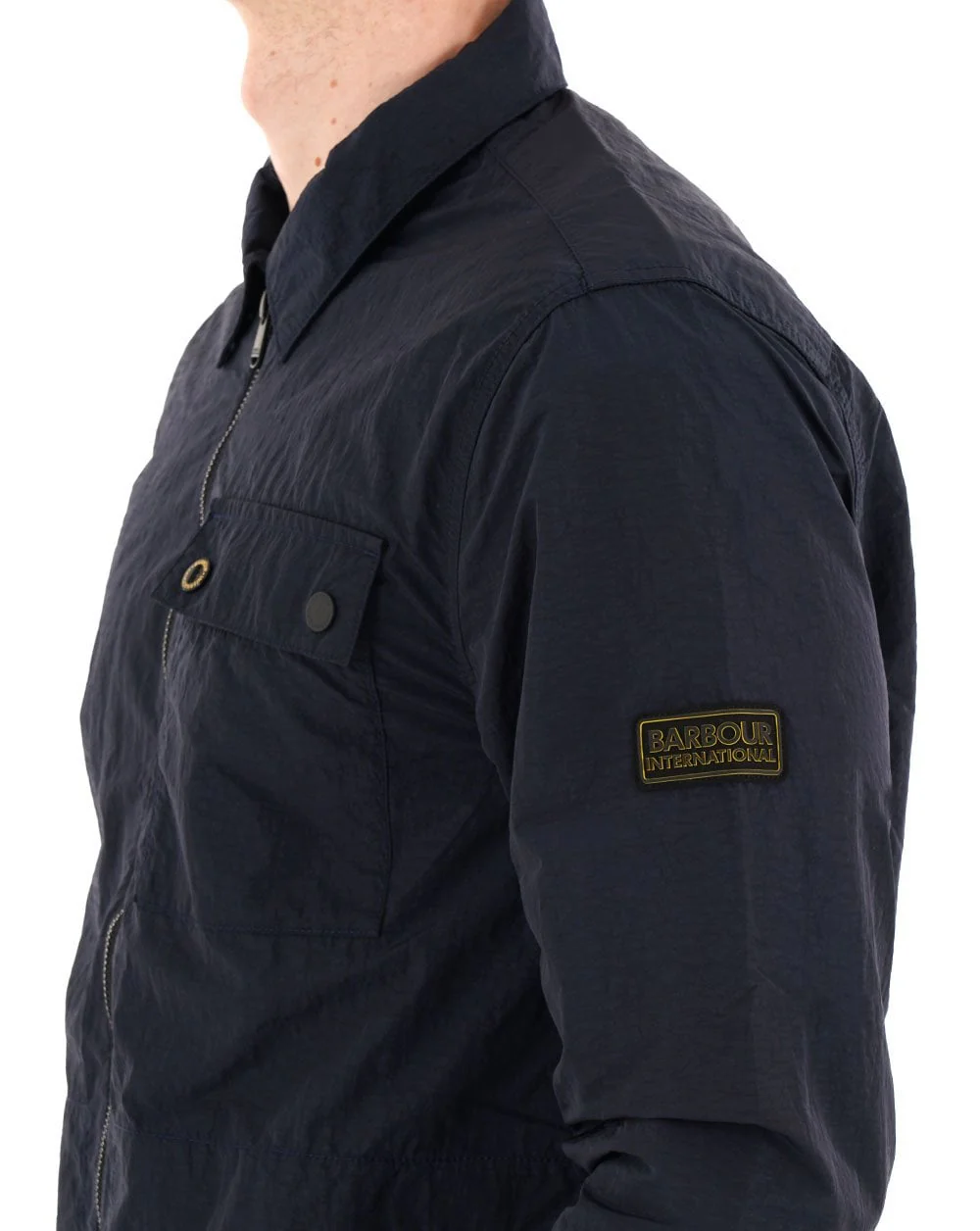 Barbour International Inline Overshirt Sapphire Navy - Image 2