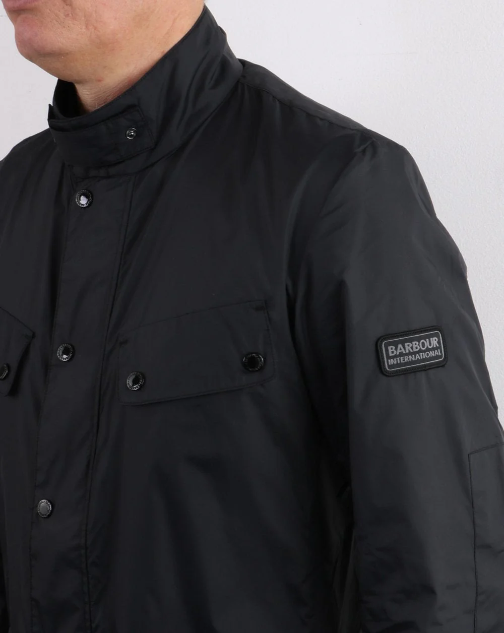 Barbour International Packable Duke Casual Jacket Black - Image 3