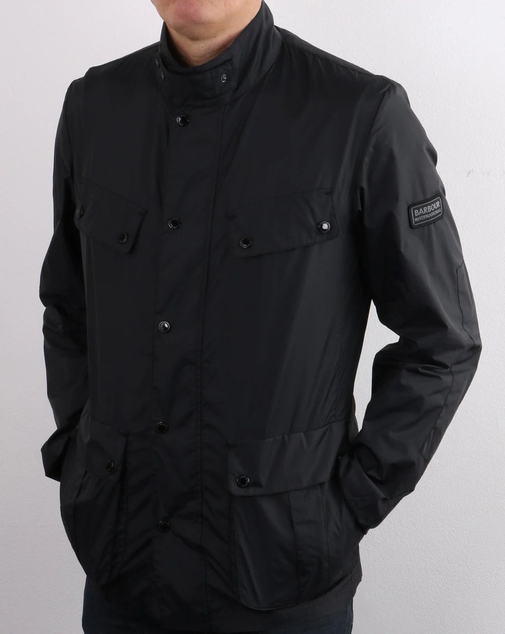Barbour International Packable Duke Casual Jacket Black - Image 5