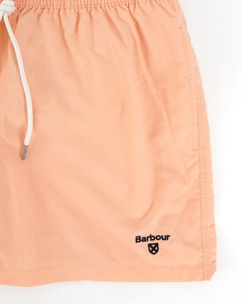 Barbour Logo Swim Shorts Coral Sands - Image 2