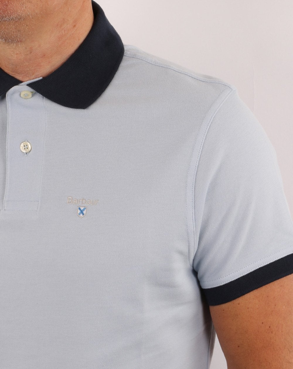 Barbour Lynton Polo Blue - Image 2