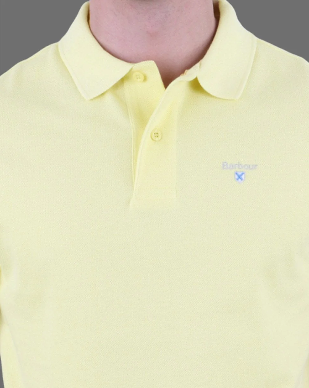 Barbour Sports Polo Yellow - Image 3