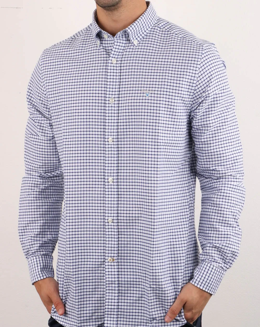 Barbour Tattersall Shirt Indigo