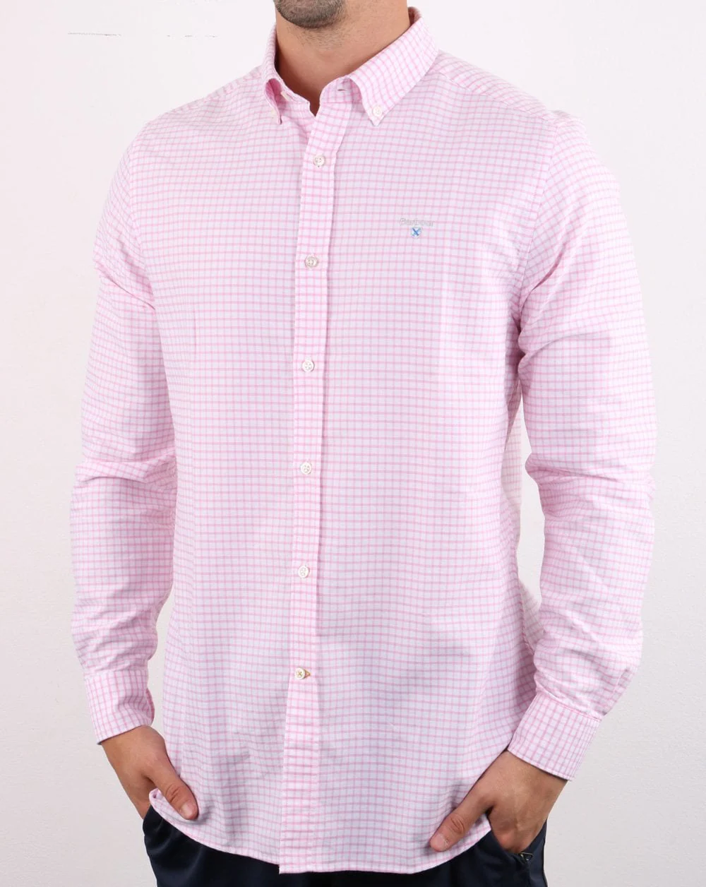 Barbour Tattersall Shirt Pink