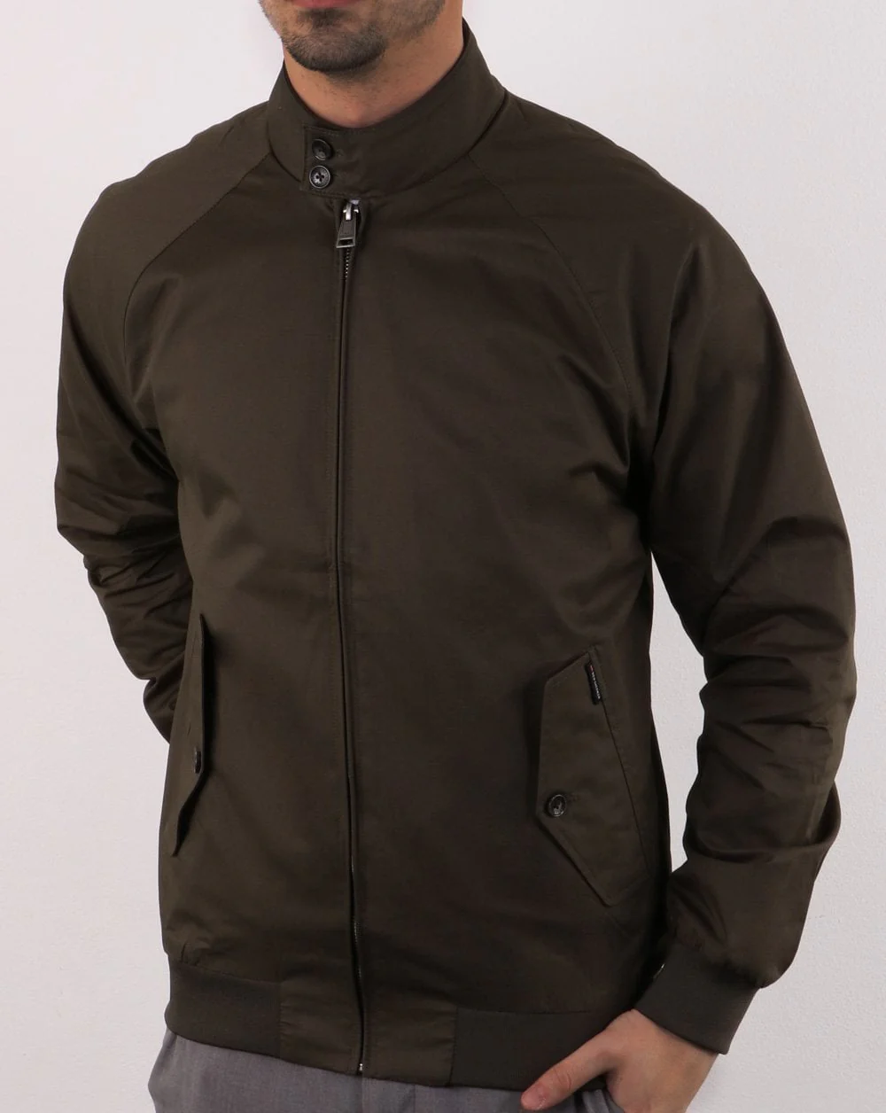 Ben Sherman Harrington Jacket Dark Green - Image 2