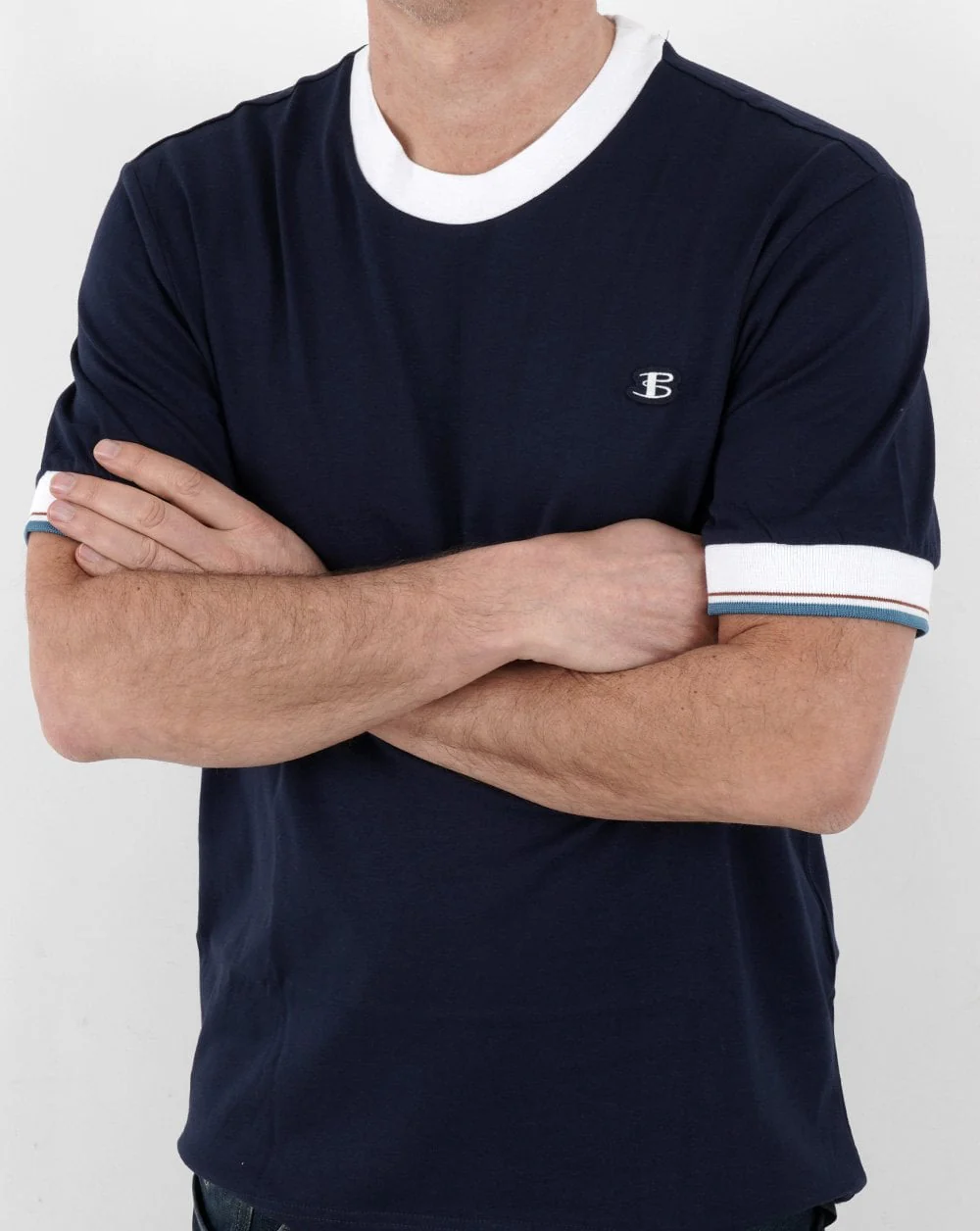 Ben Sherman Ringer T-shirt Navy - Image 3