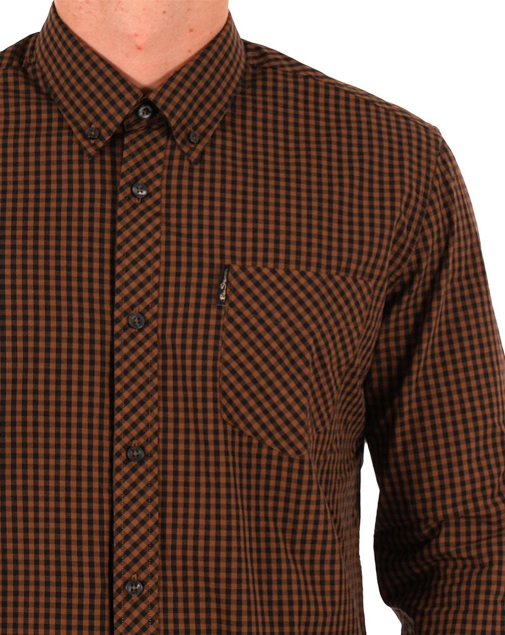 Ben Sherman Signature Gingham Shirt Black - Image 2