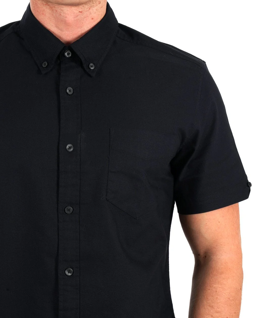 Ben Sherman Signature Organic Oxford Shirt Black - Image 2