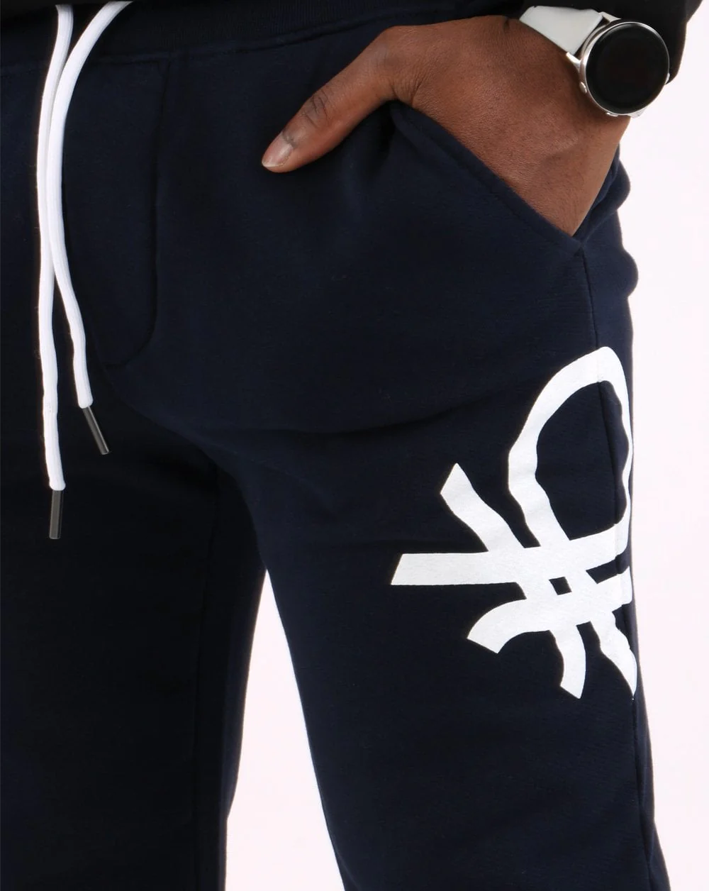 Benetton DNA Logo Jogger Navy - Image 2