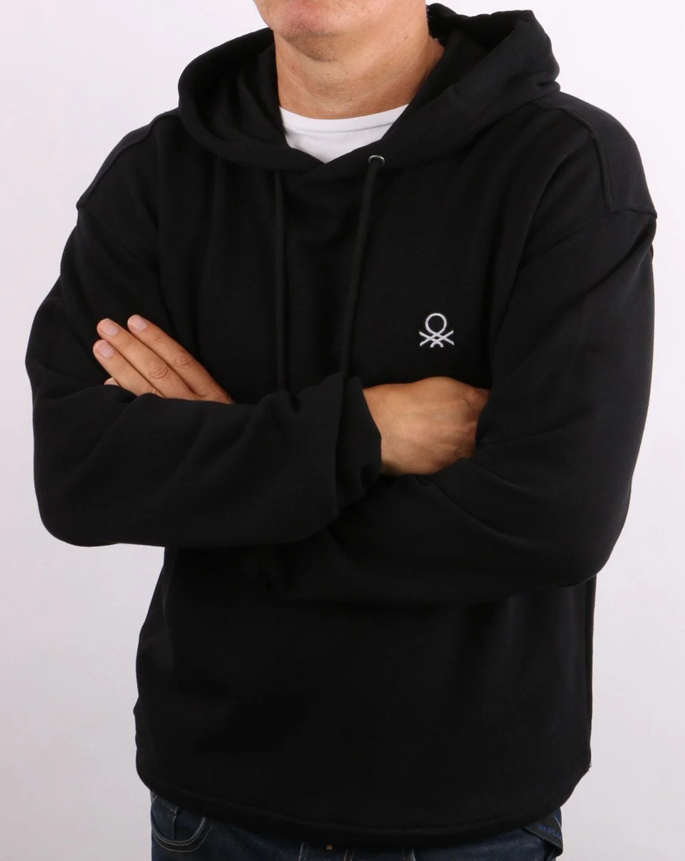 Benetton Hoodie Black - Image 3