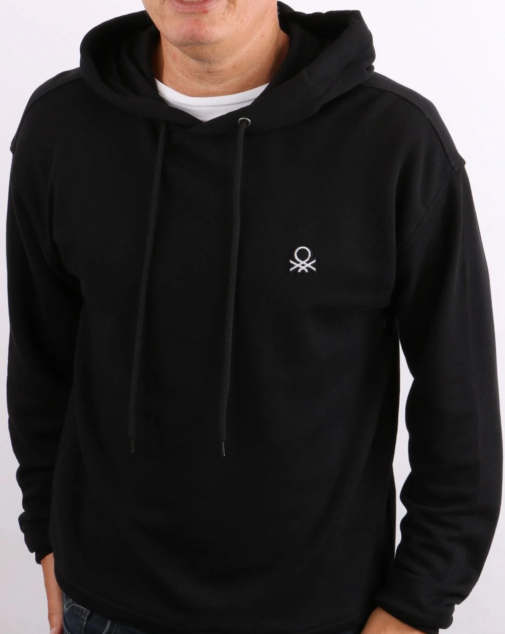 Benetton Hoodie Black - Image 4