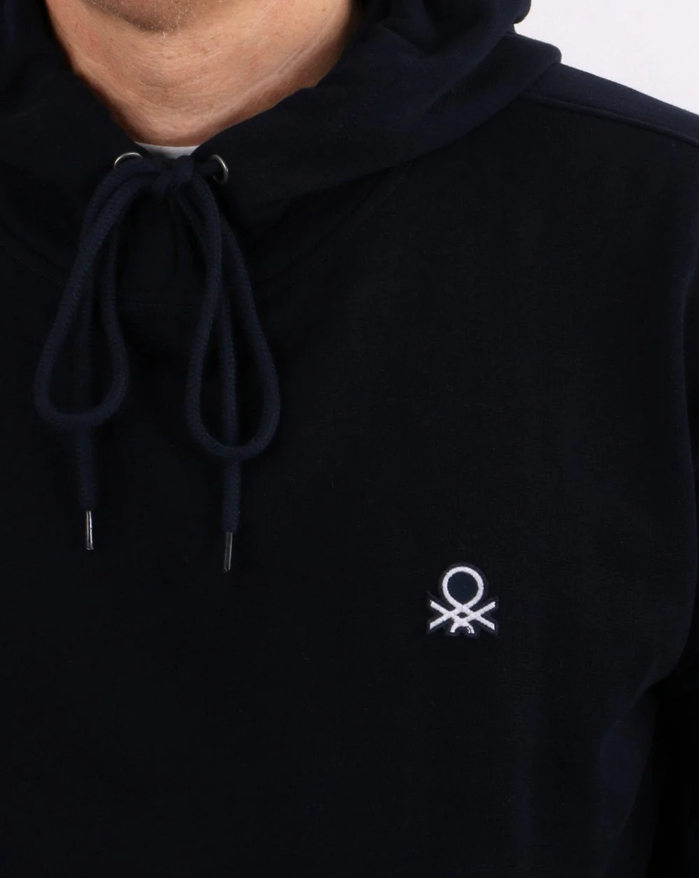 Benetton Hoodie Navy - Image 3