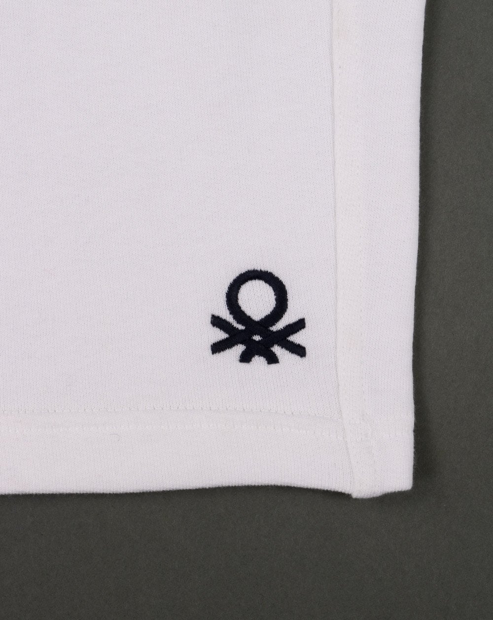 Benetton Lounge Shorts White - Image 2