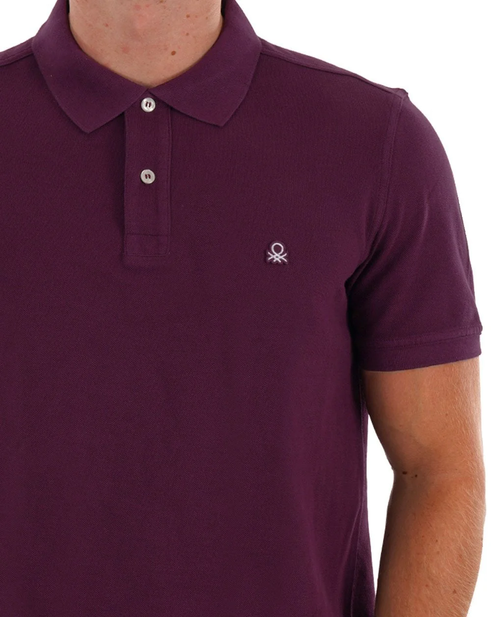 Benetton Polo Shirt Grape - Image 2