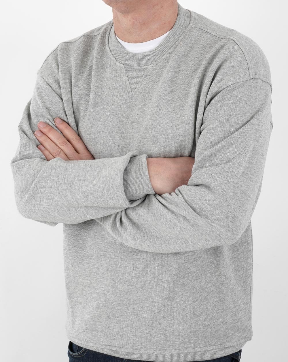 Benetton Sweatshirt Grey - Image 3