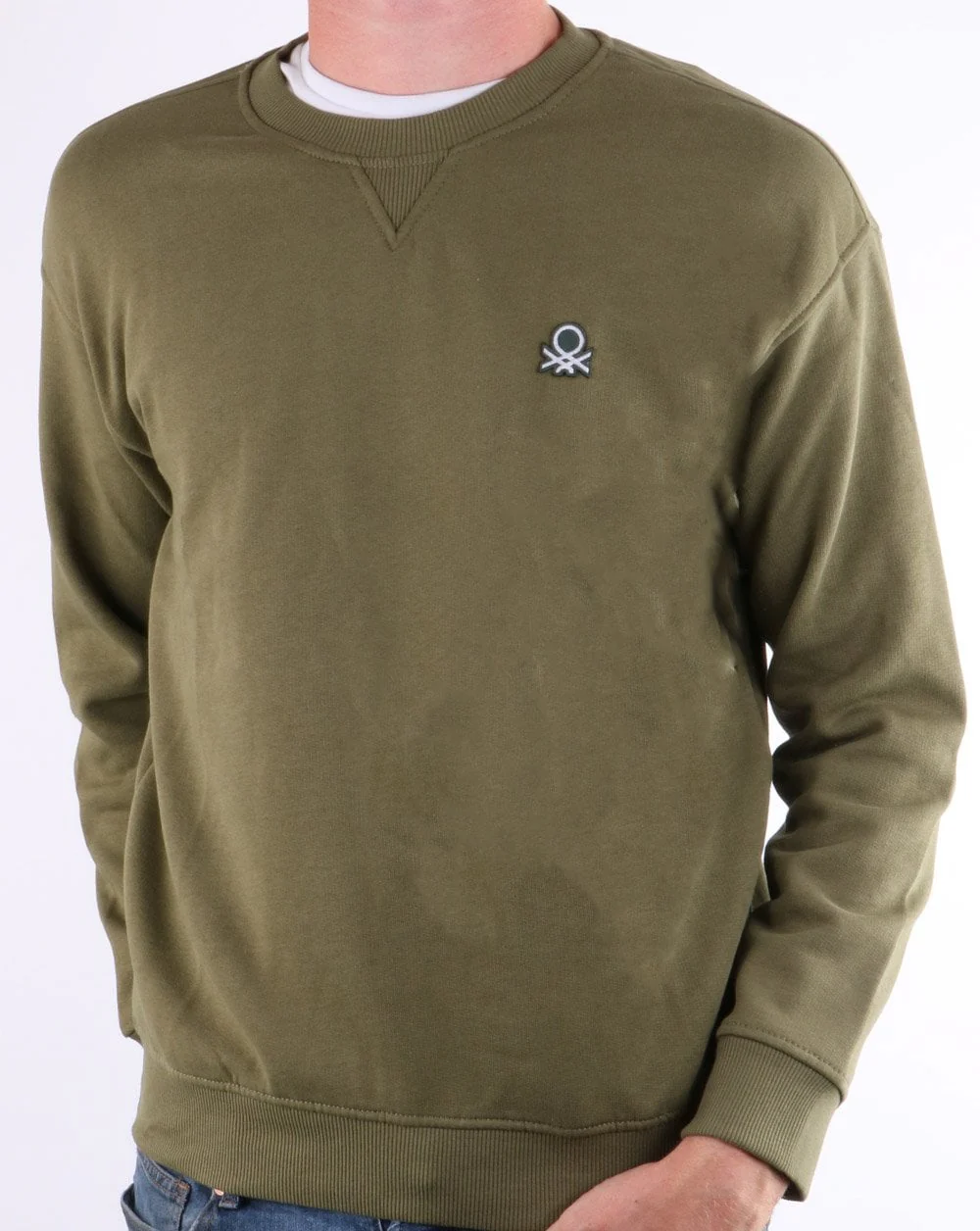 Benetton Sweatshirt Khaki - Image 2