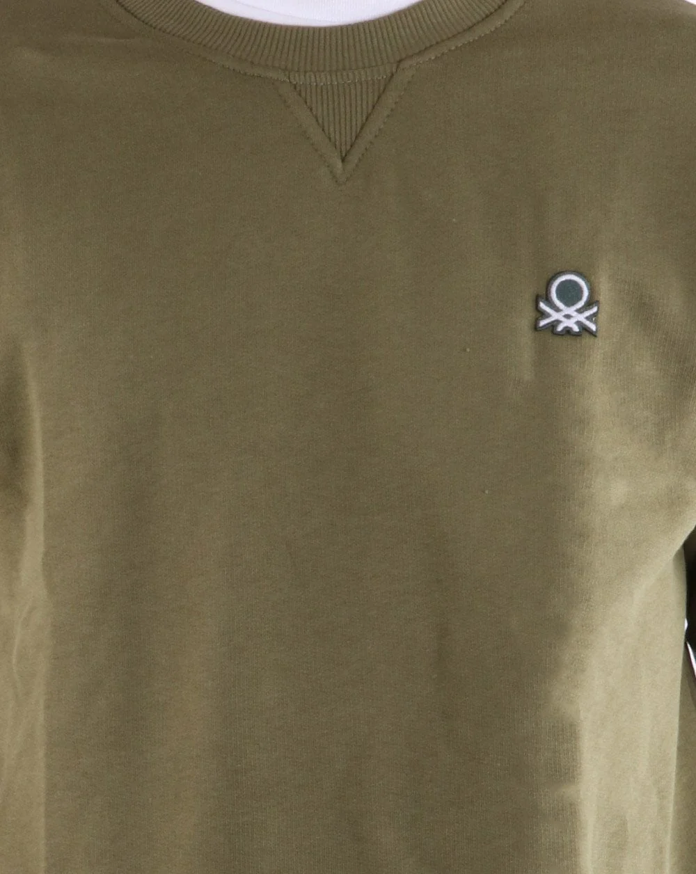 Benetton Sweatshirt Khaki - Image 3
