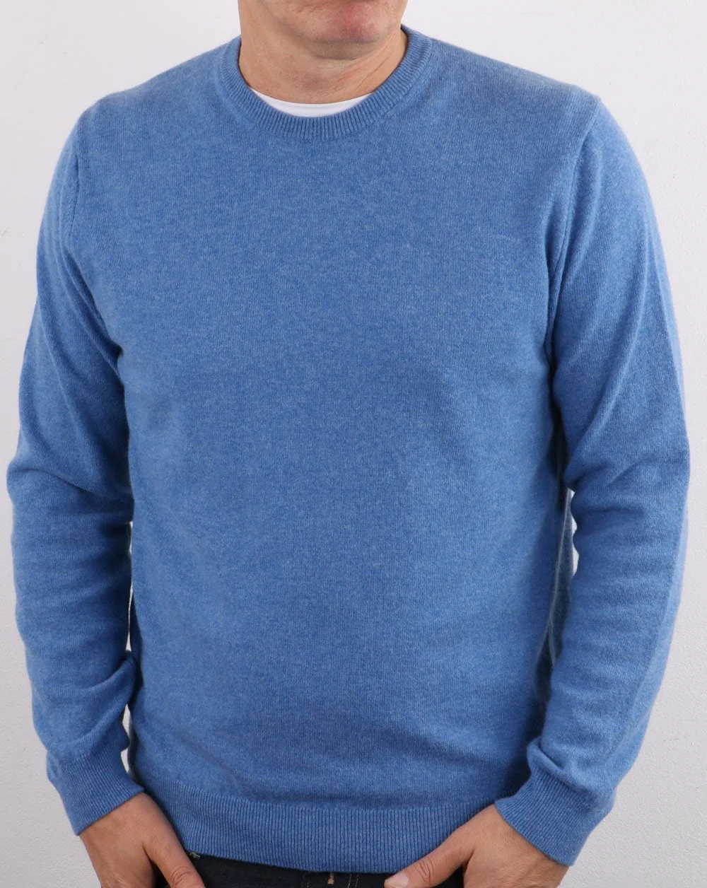 Benetton Wool Jumper Blue Marl