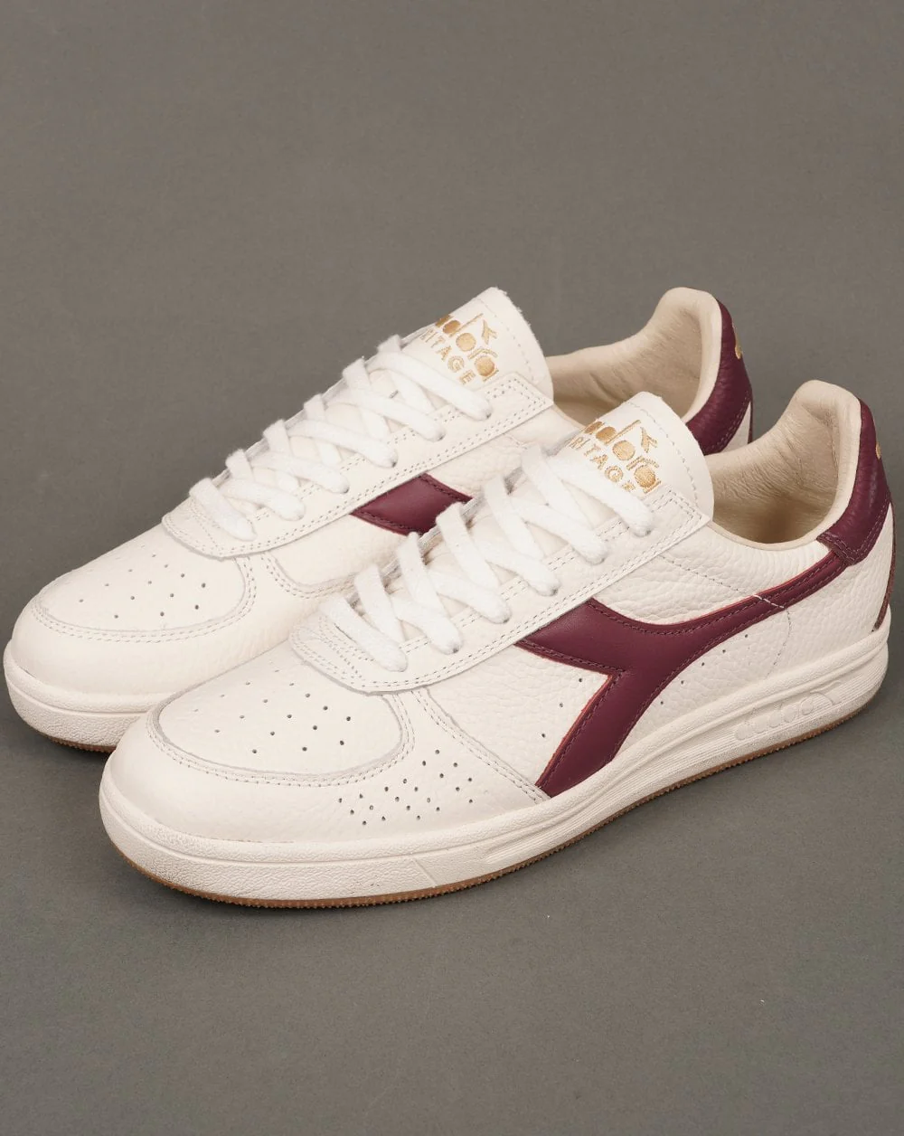 Diadora B Elite Domino Trainers White/Advent Violet - Image 2