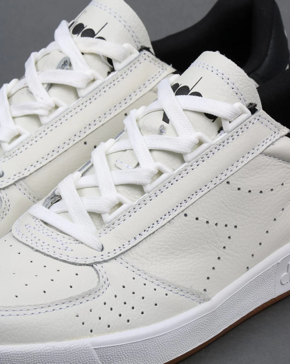 Diadora B. Elite Premium L Trainers White/Black - Image 4