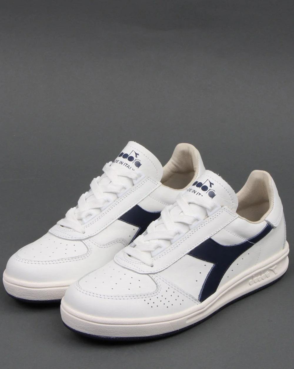 Diadora B. Elite Trainer Premium White/Navy -ltd offer - Image 3