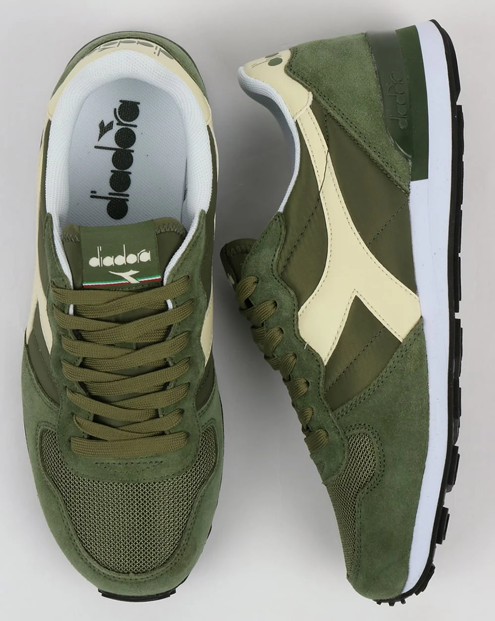 Diadora Camaro Trainers Olive - Image 2