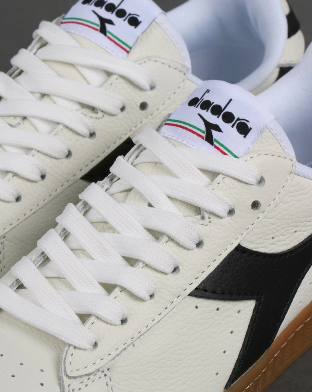 Diadora Game L Low Trainers White/Black - Image 4